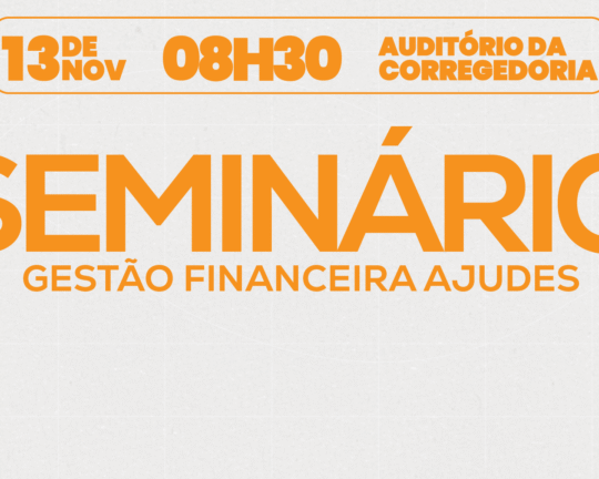 Capa de Notícia Seminário de Gestão Financeira Ajudes