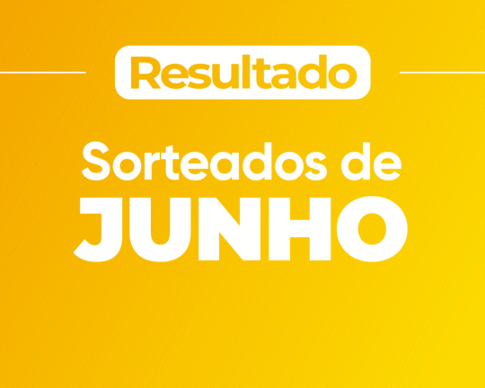 Capa de Notícia Sorteados de Junho