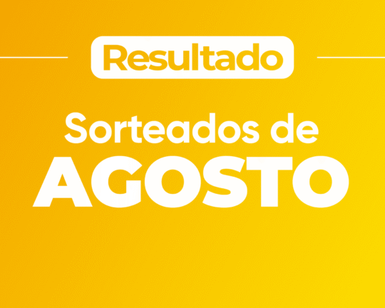 Sorteados de Agosto 2026